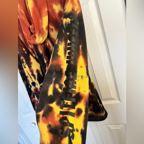 Spitfire Bighead Lava Red Tie Dye Hoodie size M - Picture 6 of 14